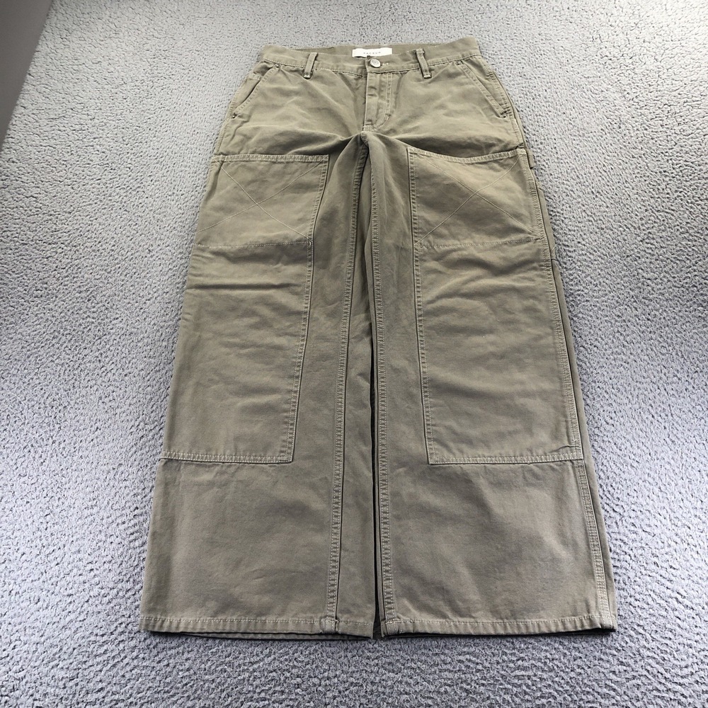 Pacsun Jeans Mens 28x30 Tan Extreme Baggy Wide Leg Double Knee Skater